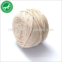 Cordel de algodón 100% natural con hilo de algodón para colgar en el macrame